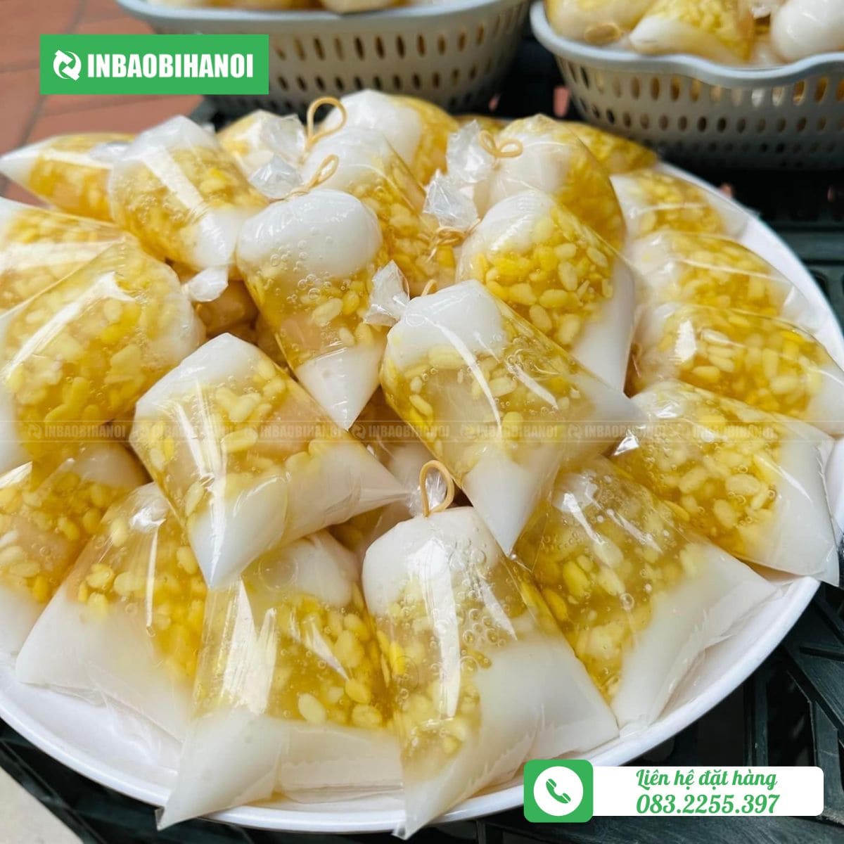 Túi PE 15x22 cm chè ngọt từ In Bao Bì Giá Rẻ Hà Nội