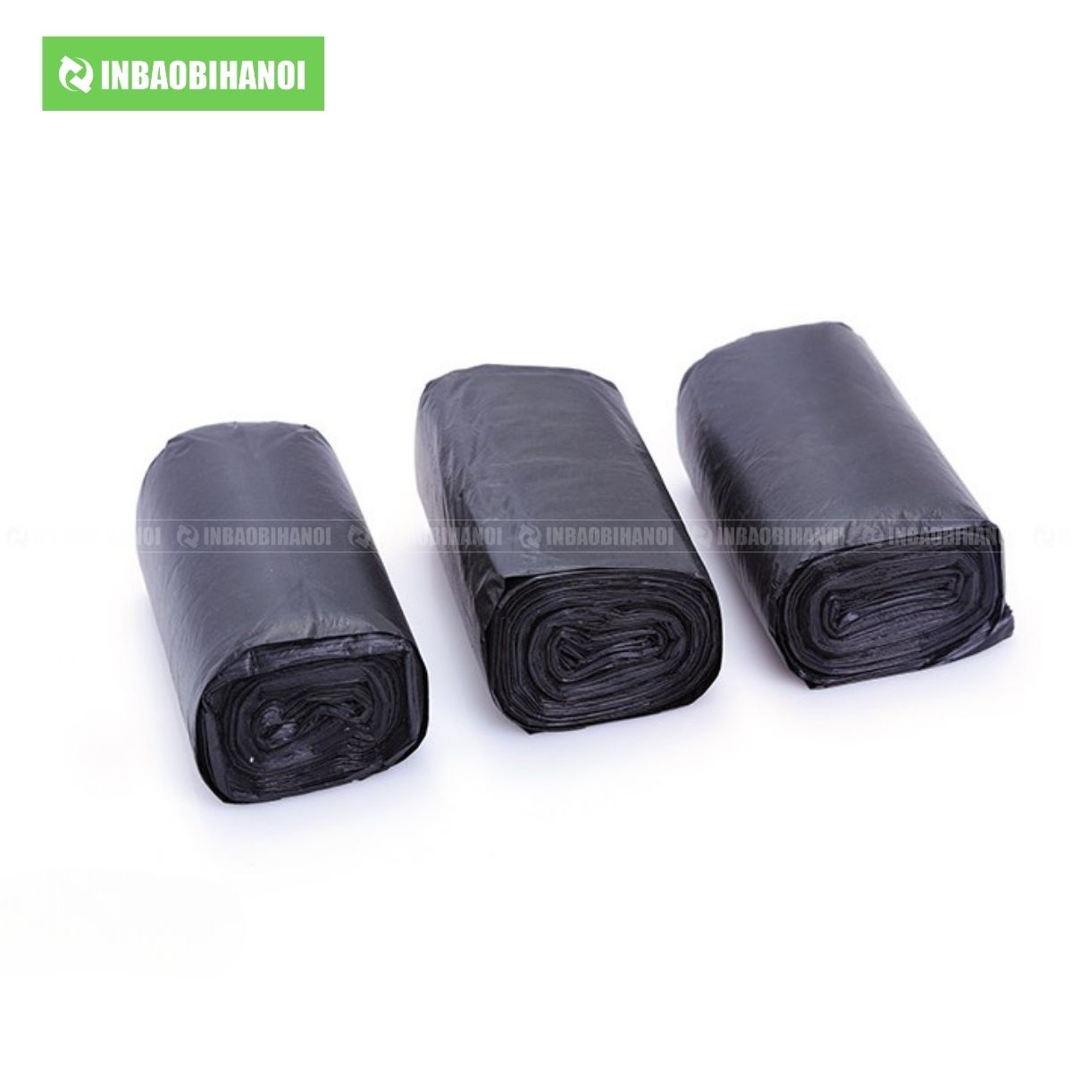 túi đựng rác màu đen miệng bằng
