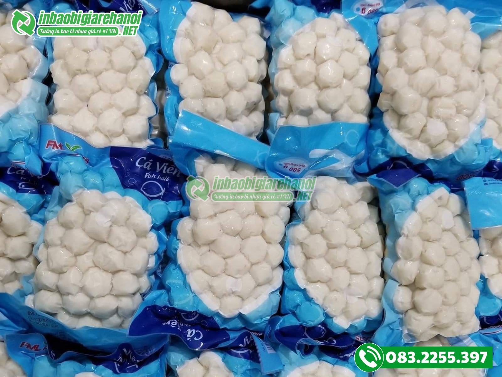 Xưởng sản xuất bao bì đựng cá viên chiên giá rẻ