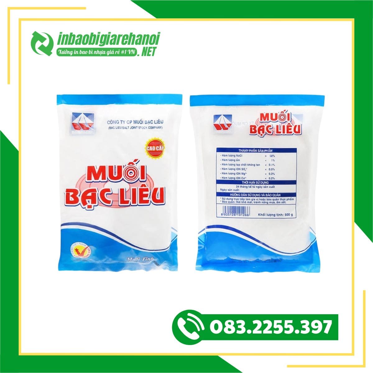 Bao Bì Đựng Muối