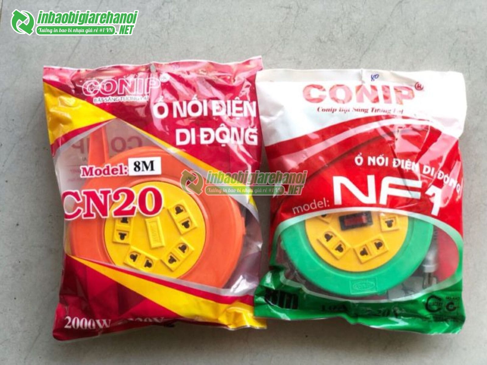 Bao bì túi đựng ổ cắm điện chất lượng