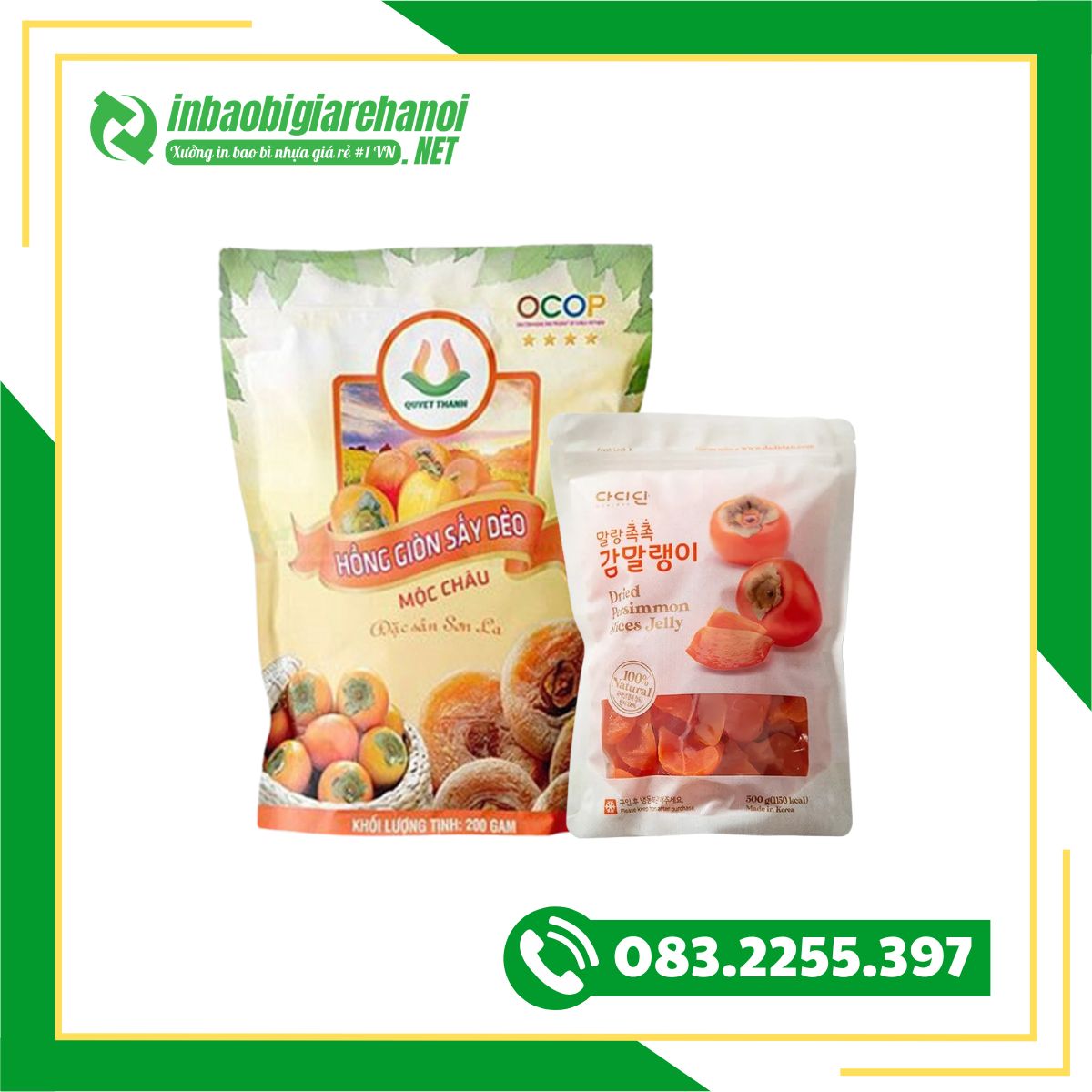 Bao Bì Hồng Sấy Dẻo