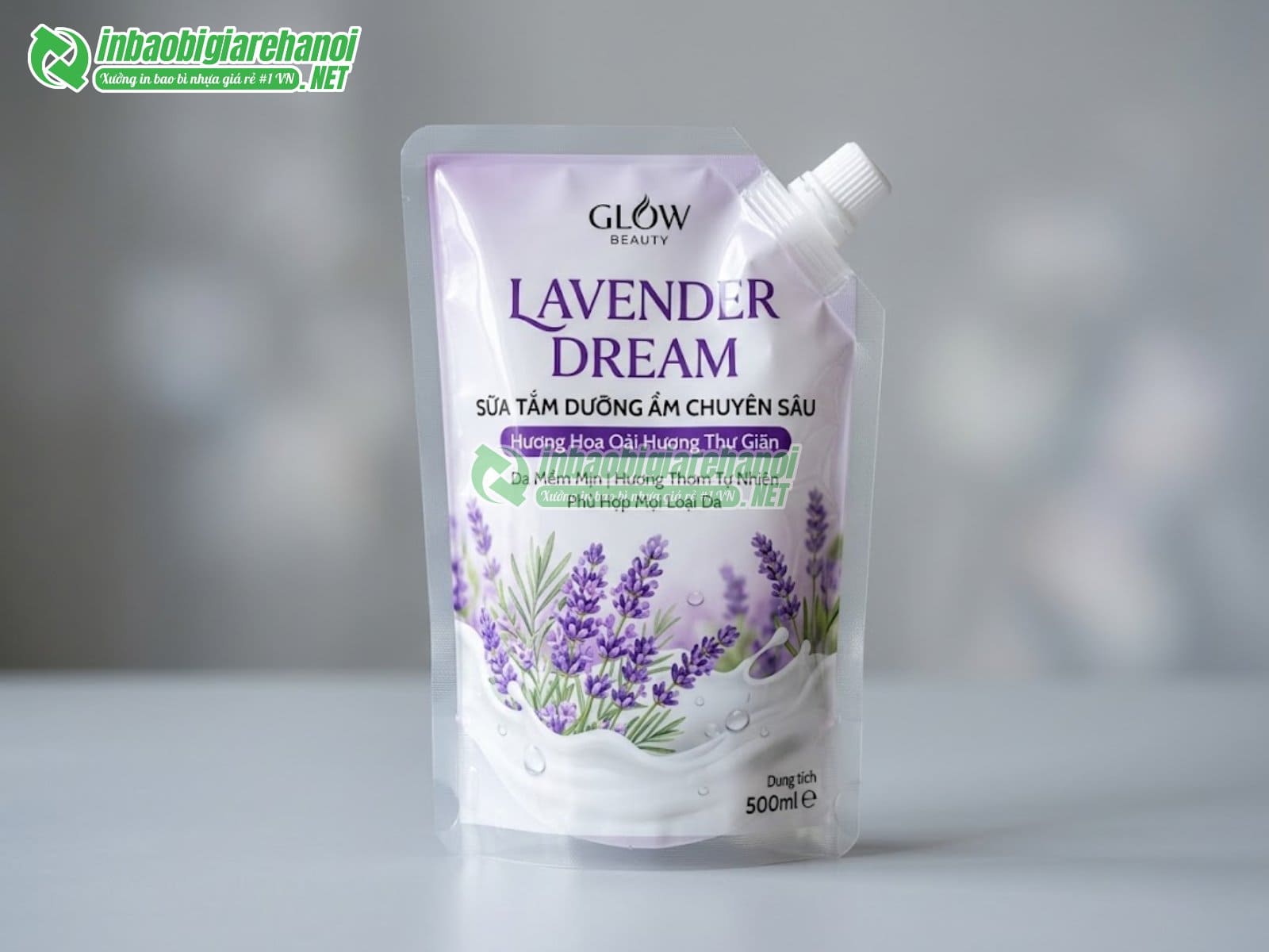 Xưởng sản xuất bao bì đựng sữa tắm theo yêu cầu