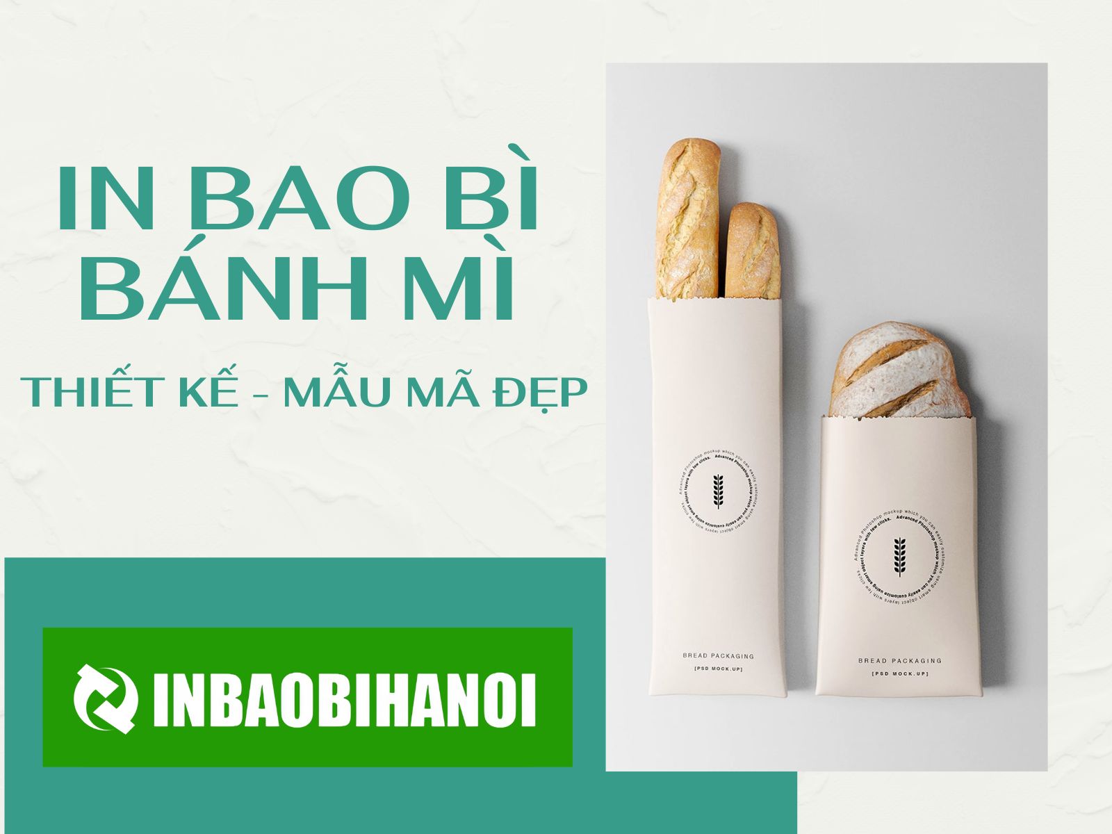 In Bao Bì Bánh Mì Giá Rẻ Mẫu Mã, Thiết Kế Đẹp