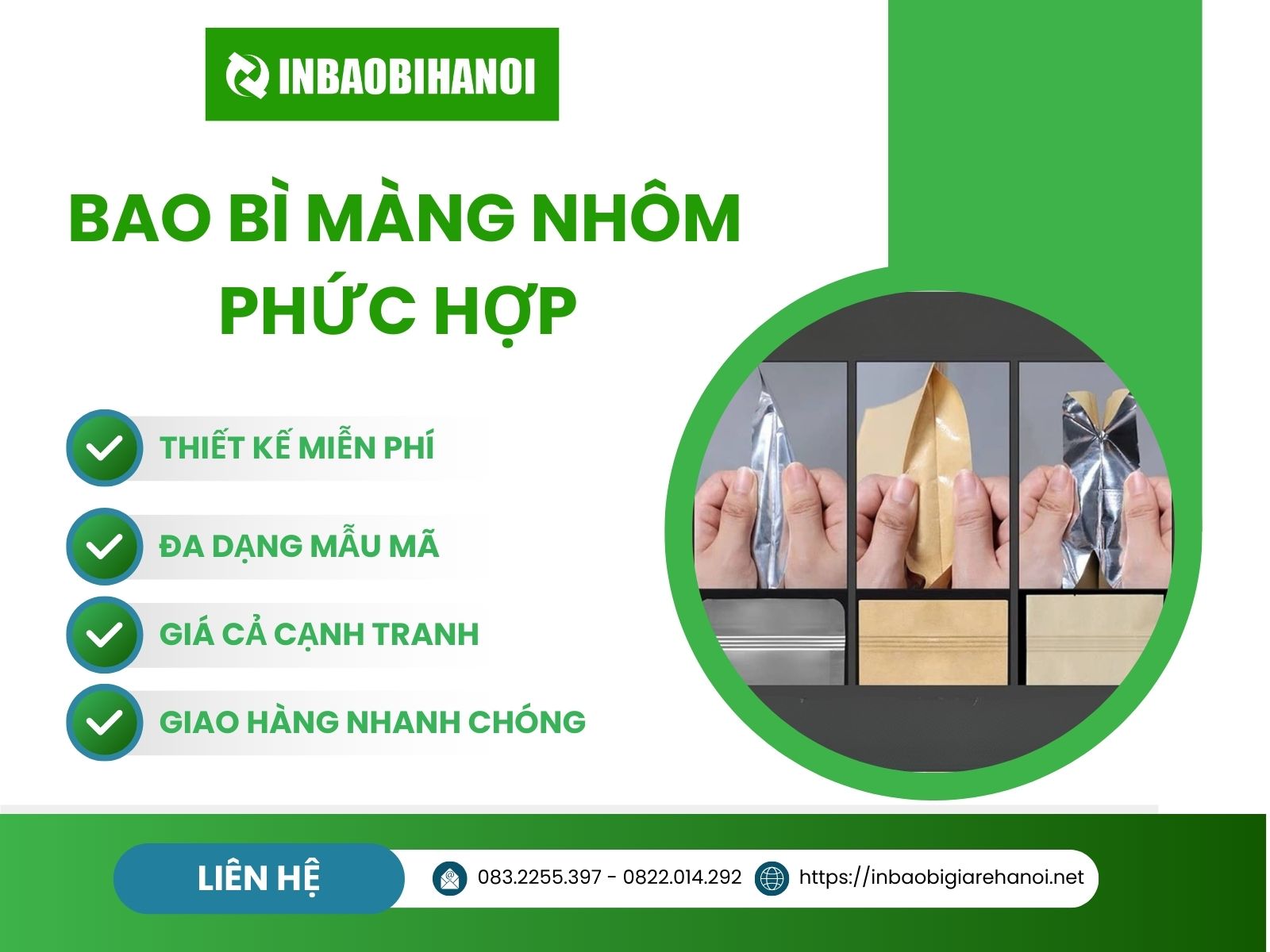 Xưởng Sản Xuất Bao Bì Màng Nhôm Phức Hợp Chất Lượng, Uy Tín