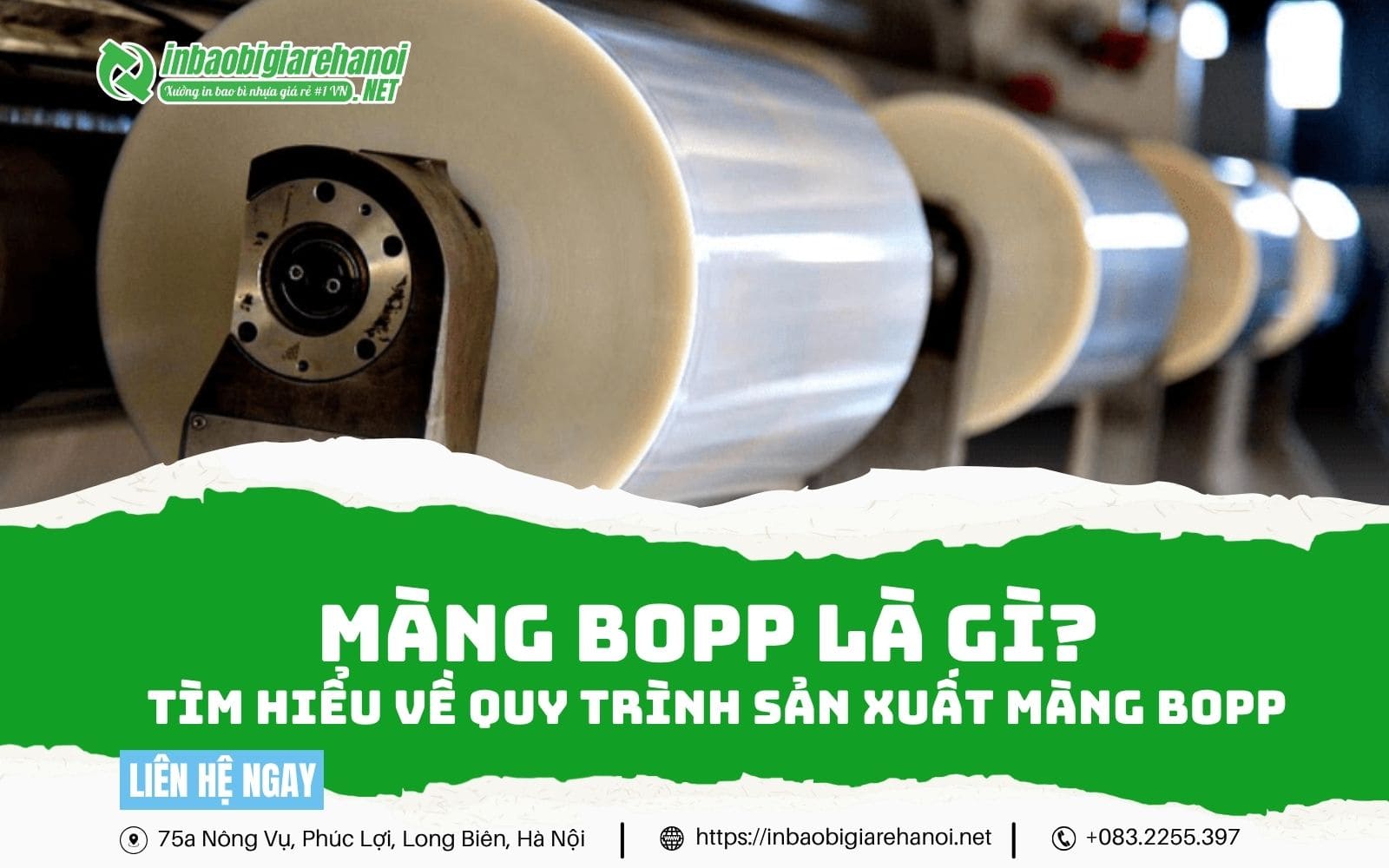 Màng BOPP Là Gì? Tìm Hiểu Về Quy Trình Sản Xuất Màng BOPP