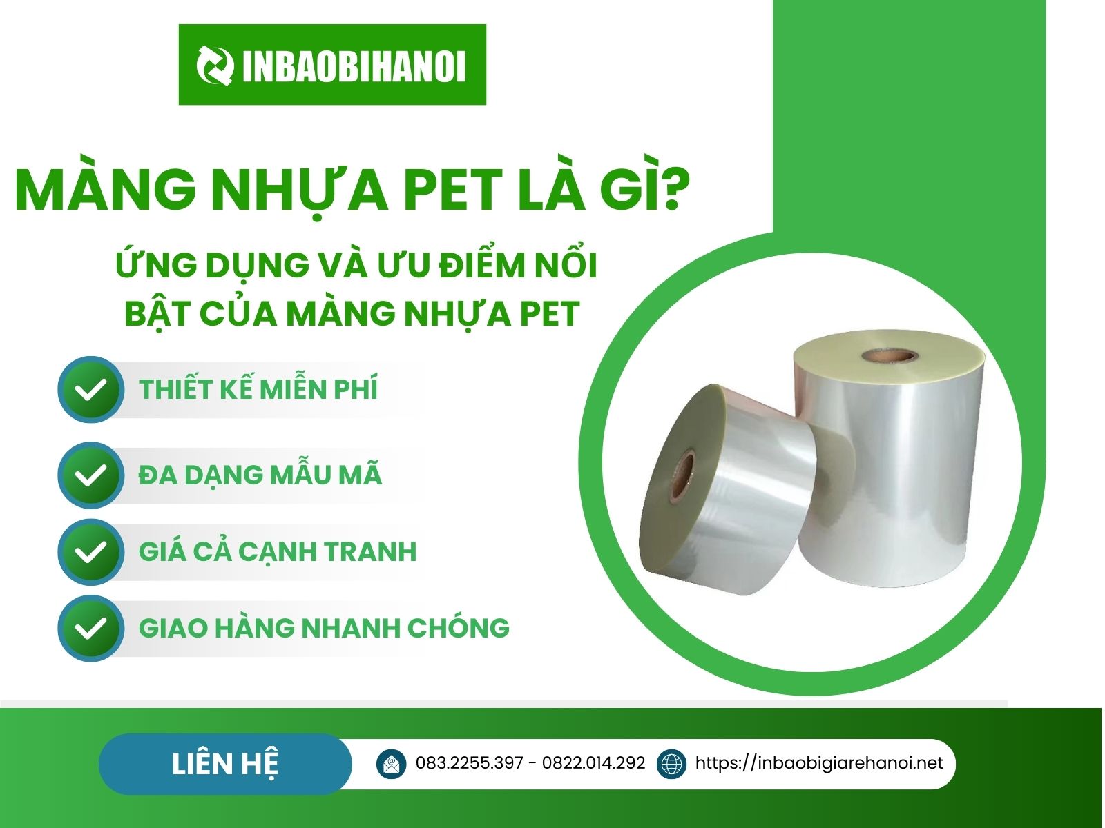 Màng PET Là Gì? Ứng Dụng và Ưu Điểm Nổi Bật Của Màng Nhựa PET