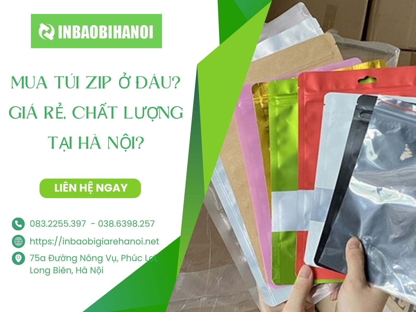 Mua Túi Zip Ở Đâu Giá Rẻ, Chất Lượng Tại Hà Nội?