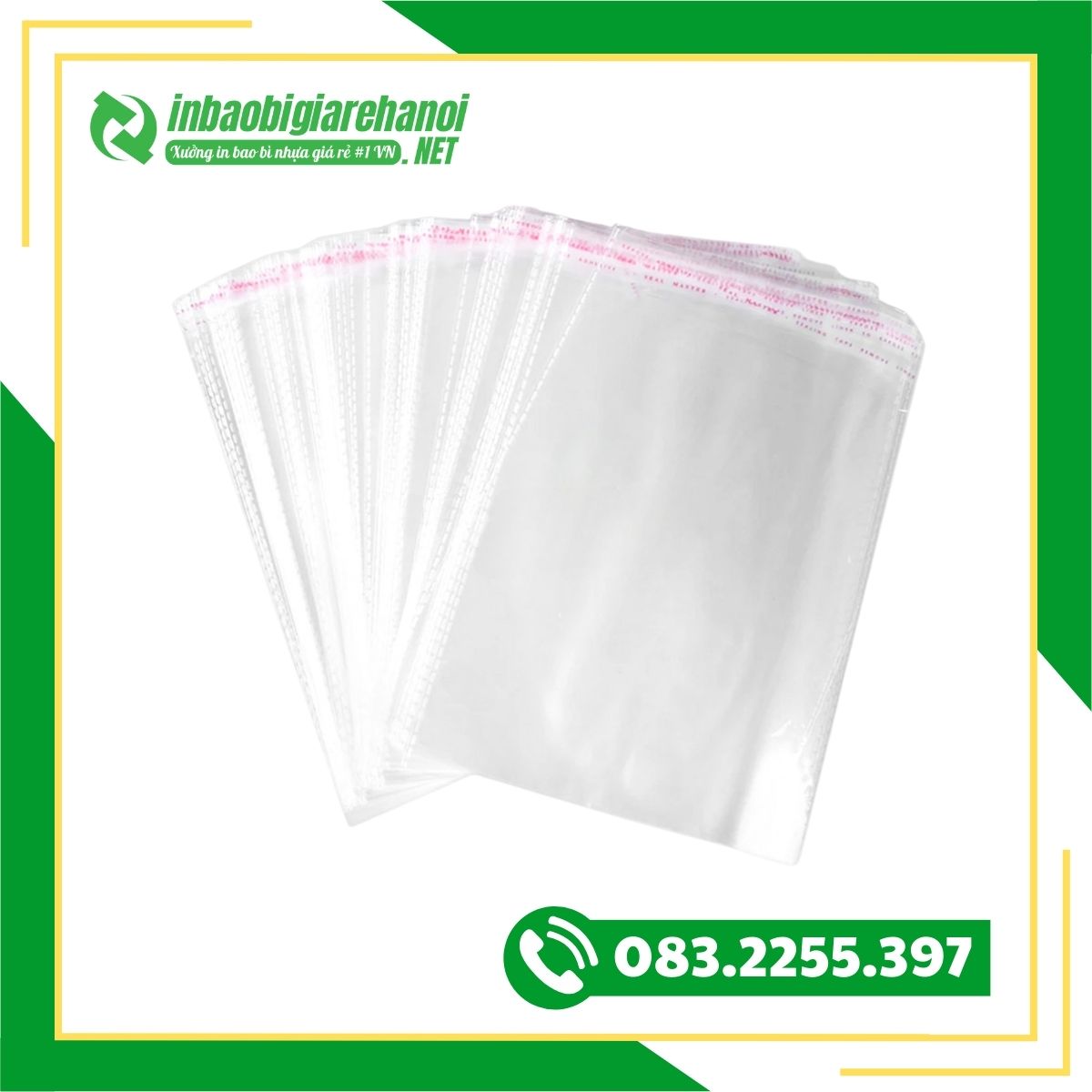 Túi Opp Dán Miệng
