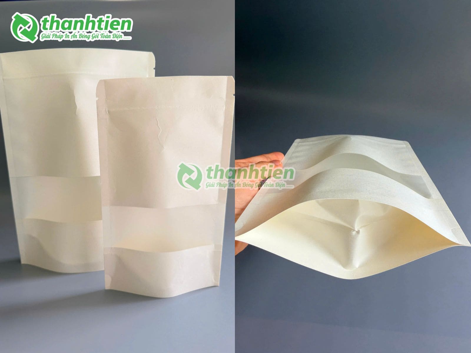 Túi zip giấy đáy đứng tại Thành Tiến Hà Nội