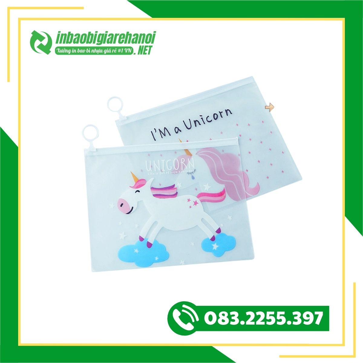 Túi Zip Đựng Bút
