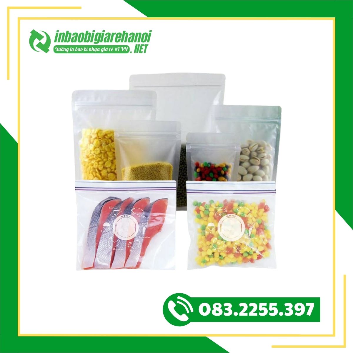 Túi Zip Đựng Thực Phẩm